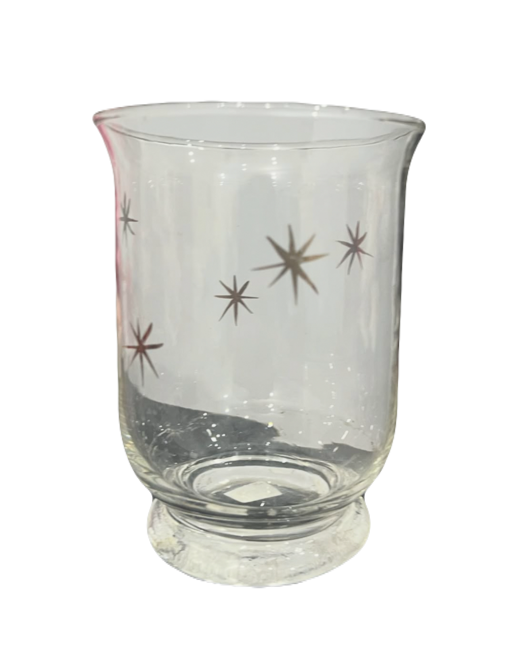 Glass Sparkle Stars Vase