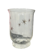 Glass Sparkle Stars Vase