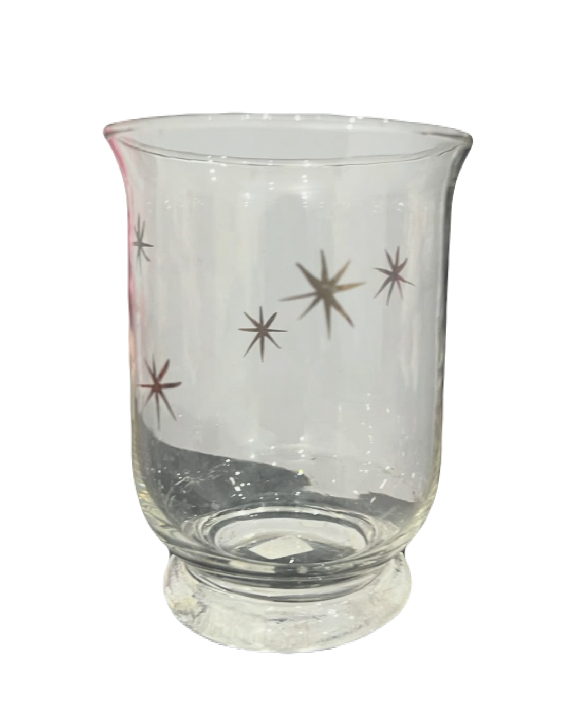 Glass Sparkle Stars Vase