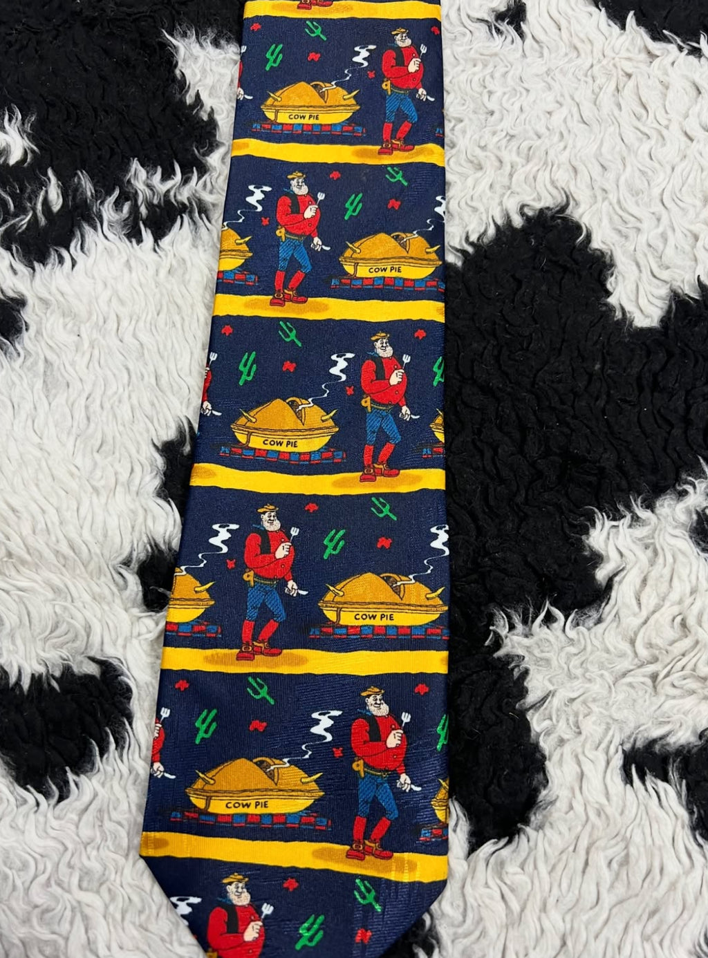 Cowboy & Cowpie Tie
