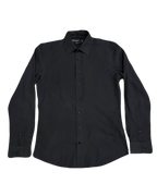 Primark Slim-Fit Black Buttonup