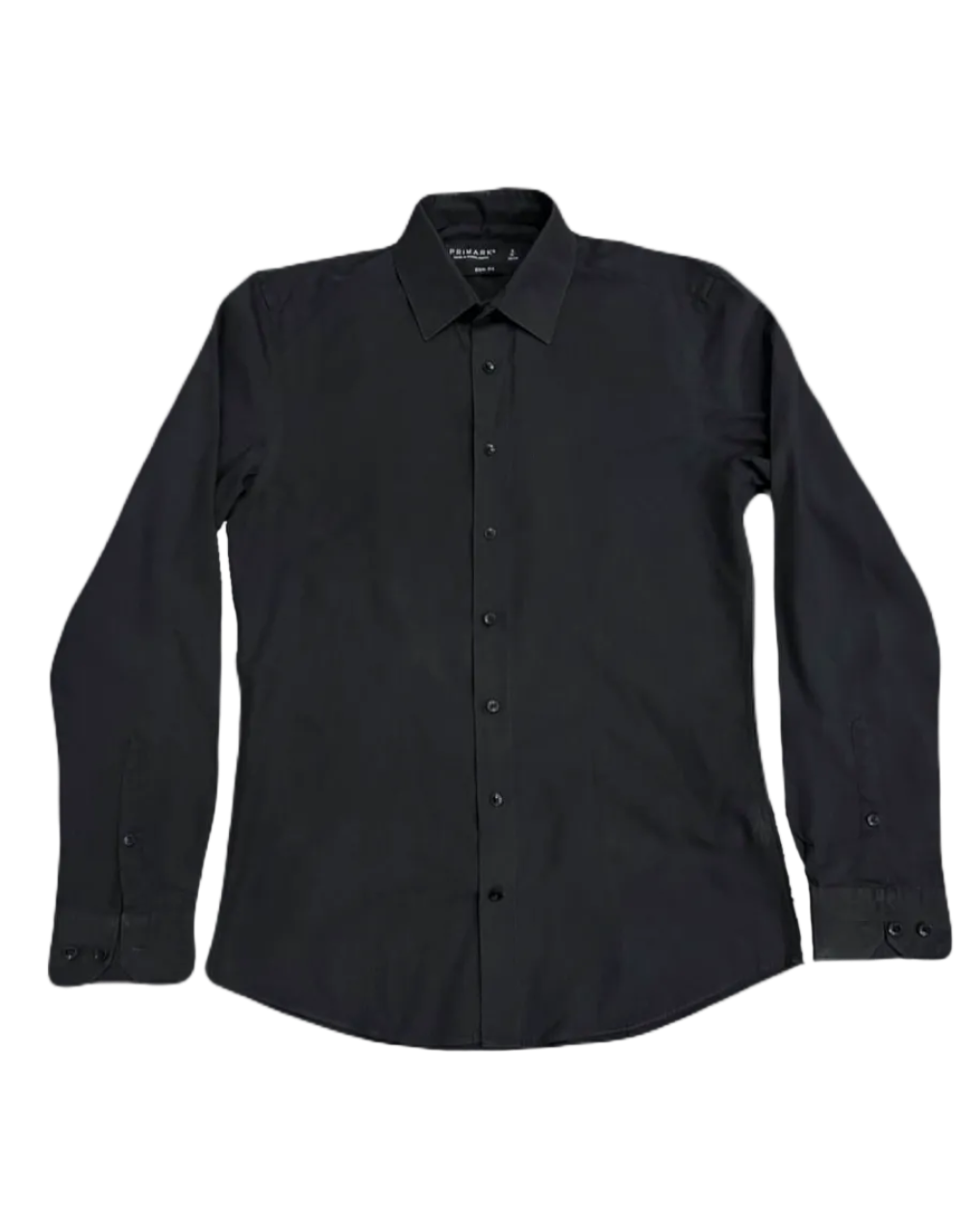 Primark Slim-Fit Black Buttonup