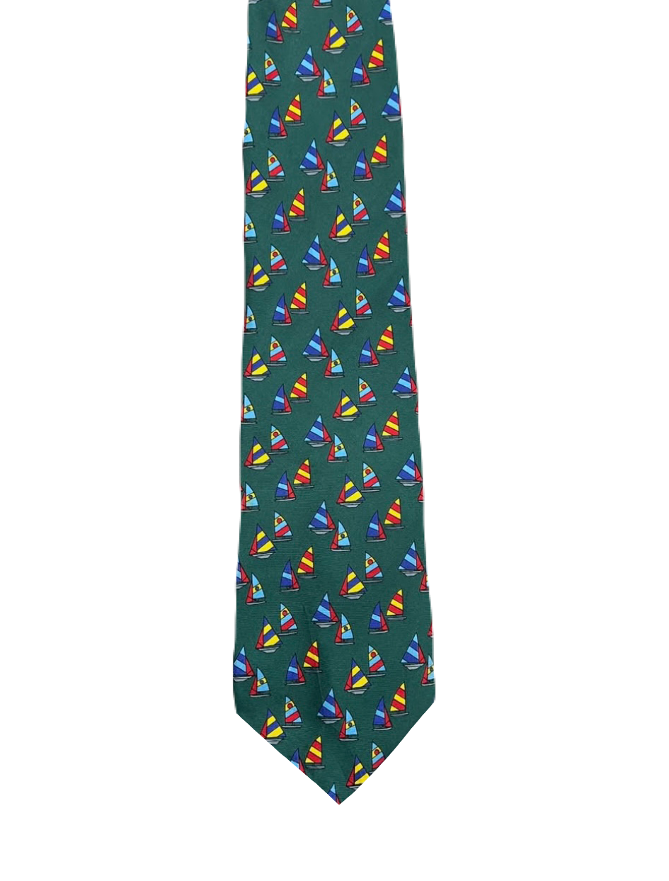 GAP Sailing Boats Green Tie