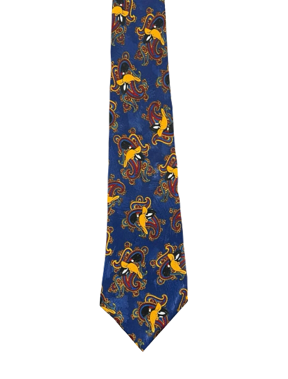Vintage 1994 Daffy Duck Paisley Tie