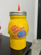 Dead Man's Fingers Yellow Skull Jar Mug