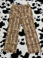 Chikiwa Floral Pants Convertible to Shorts (Waist 32)