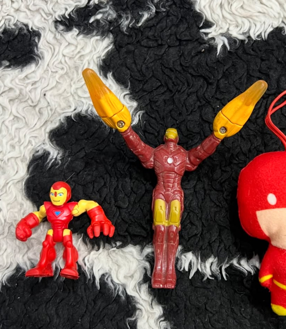 Set of 2 Iron Man Figurines