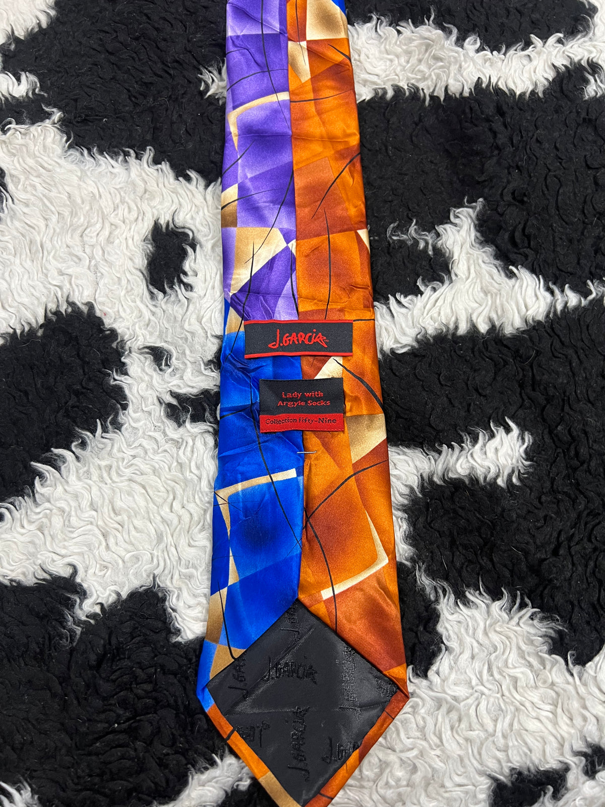 J. Garcia "Lady with Argyle Socks" Tie