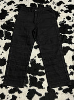 Layered Black Denims (Waist 36)