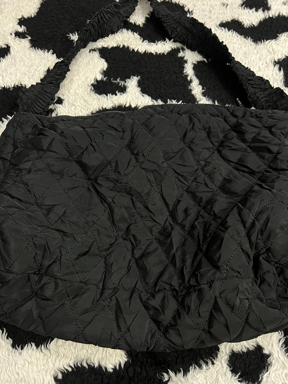 Black Quilted Bag