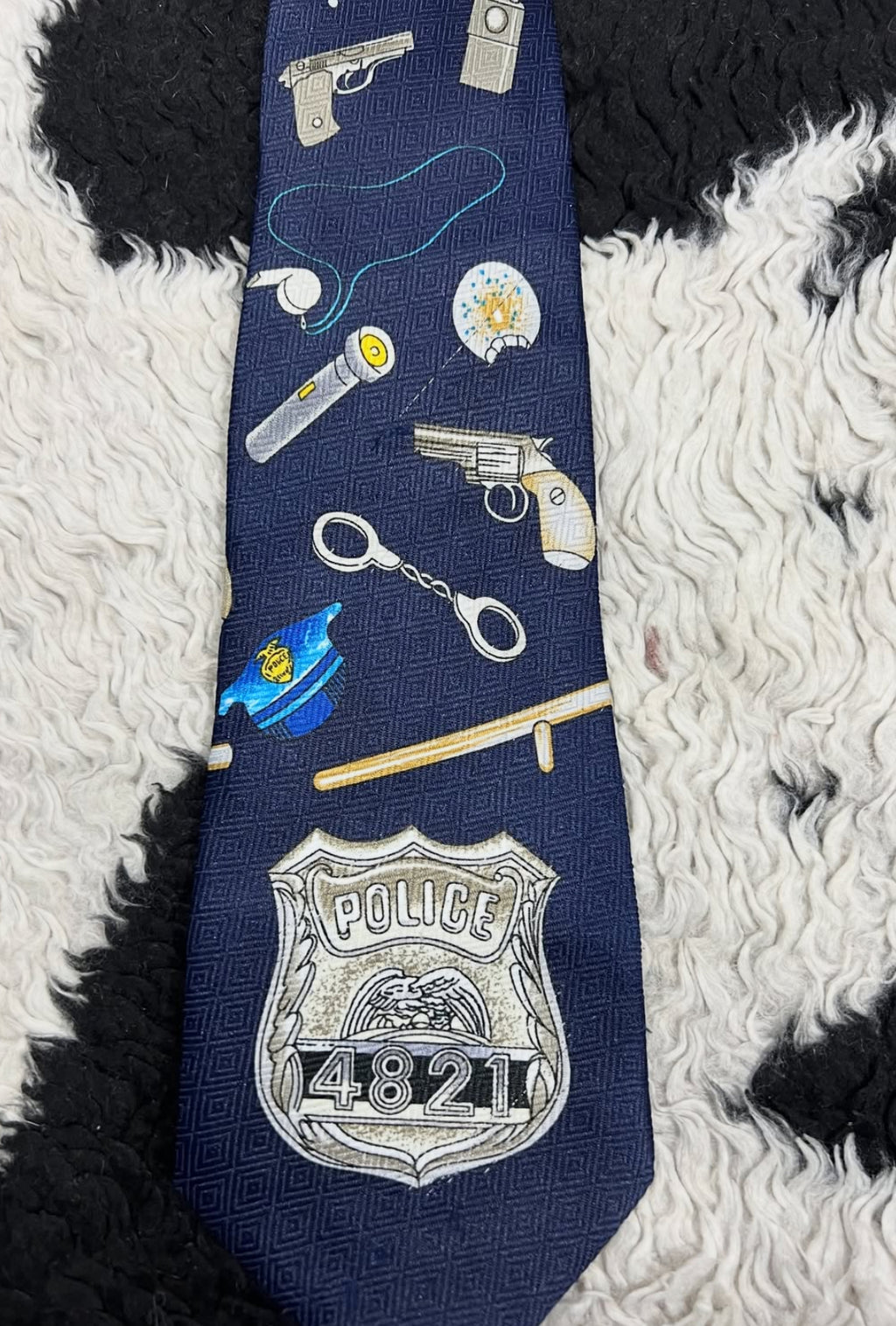 Police Graphic Tie