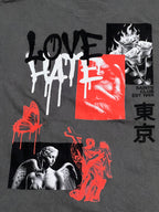 Love - Hate Double Sided Print Tee (Large)