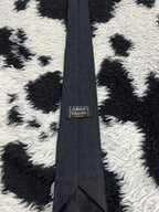 St. Micheal Embroidered Black Tie