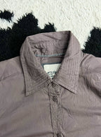 E-Spirit Brown Fitted Women's Buttonup