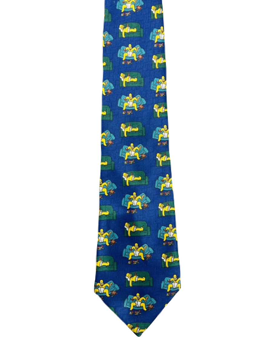 Vintage 2000 Homer Simpson Couch Tie
