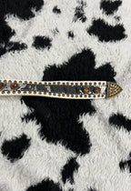 Vintage Bedazzled Buckle Belt