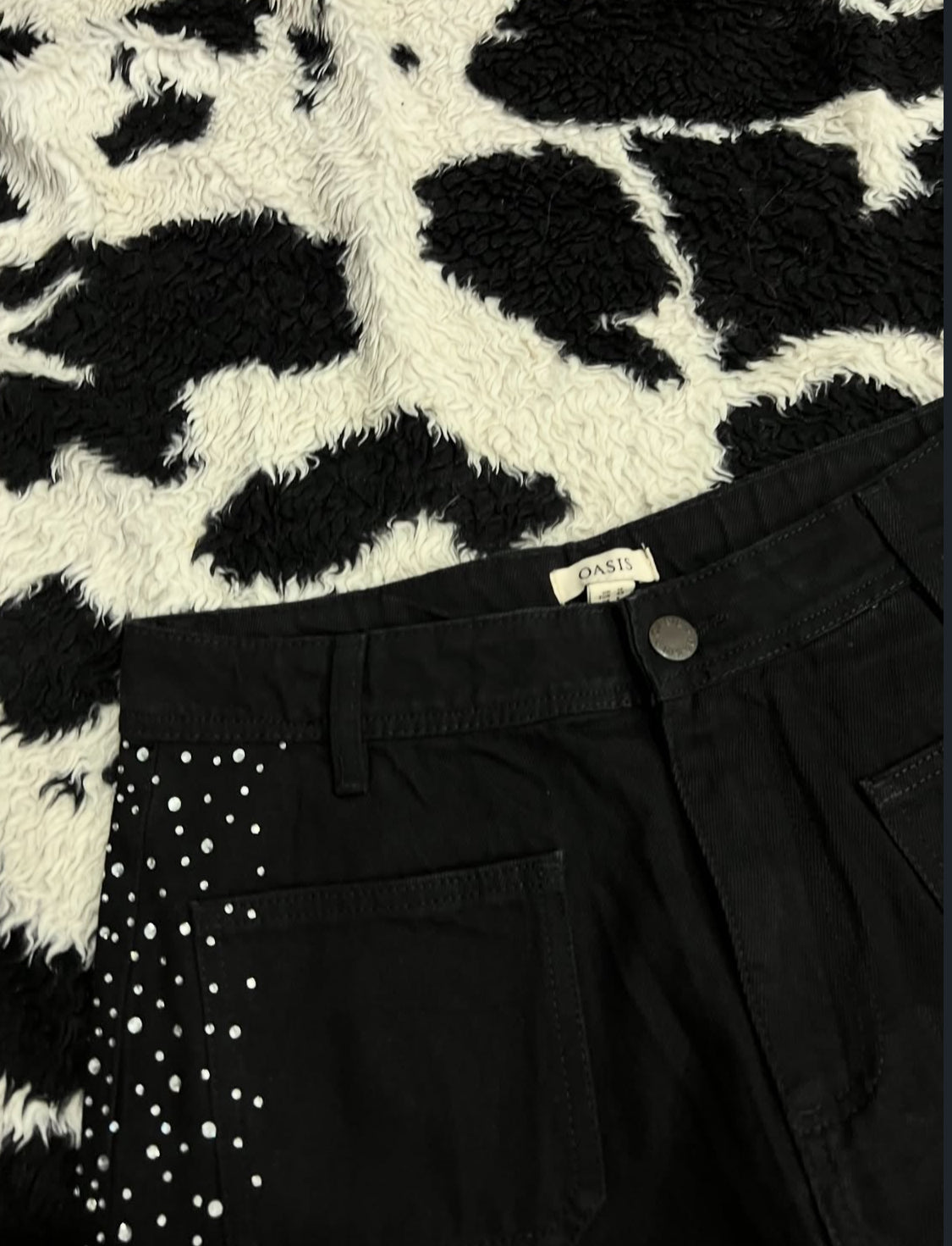 Oasis Sparkle Black Denims (Waist 32)