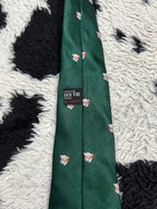 Cows Embroidered Tie