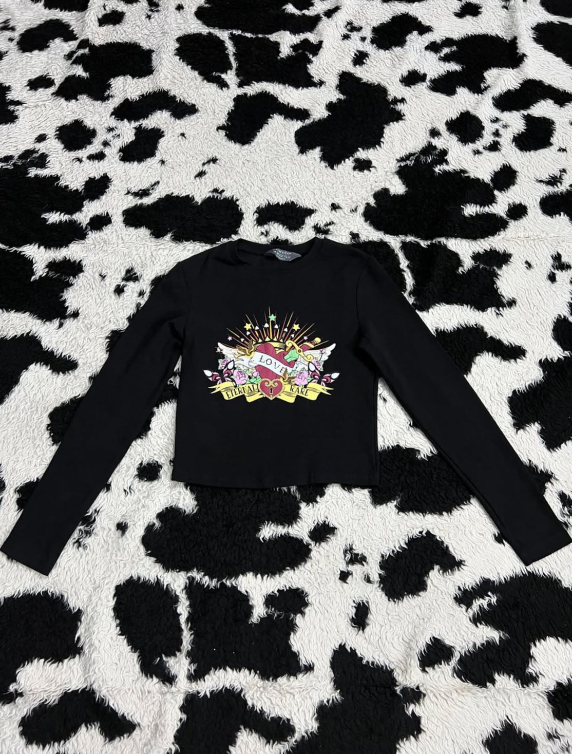 PRIMARK Eternal Rare Love Tattoo Shirt