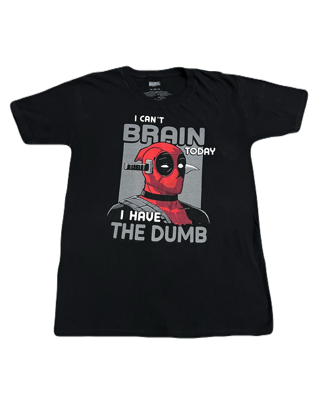 Deadpool "I Can't Brain Today" Tee (Medium)