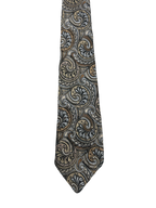 Littlewoods Fully Embroidered Narrow Brown Tie