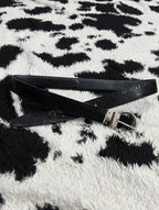Ellen Tracy Black Scaled Belt