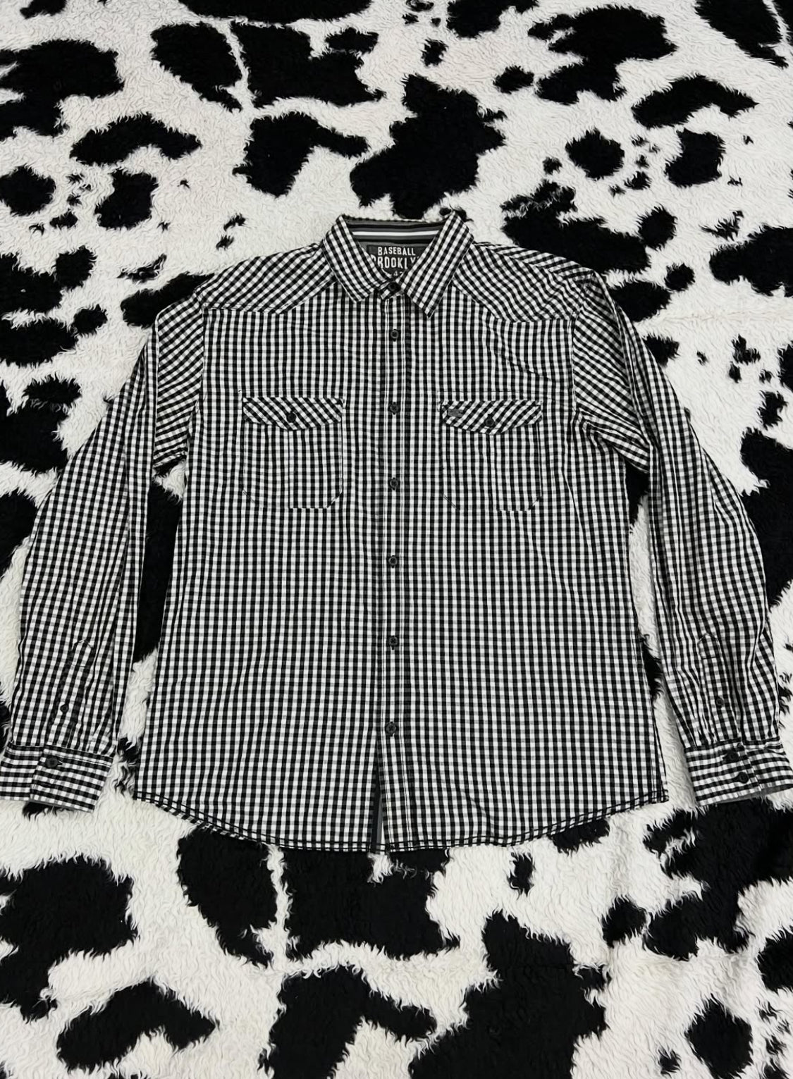 1965 Brooklyn Baseball Embroidered Buttonup