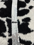 Silver Glitter Narrow Tie