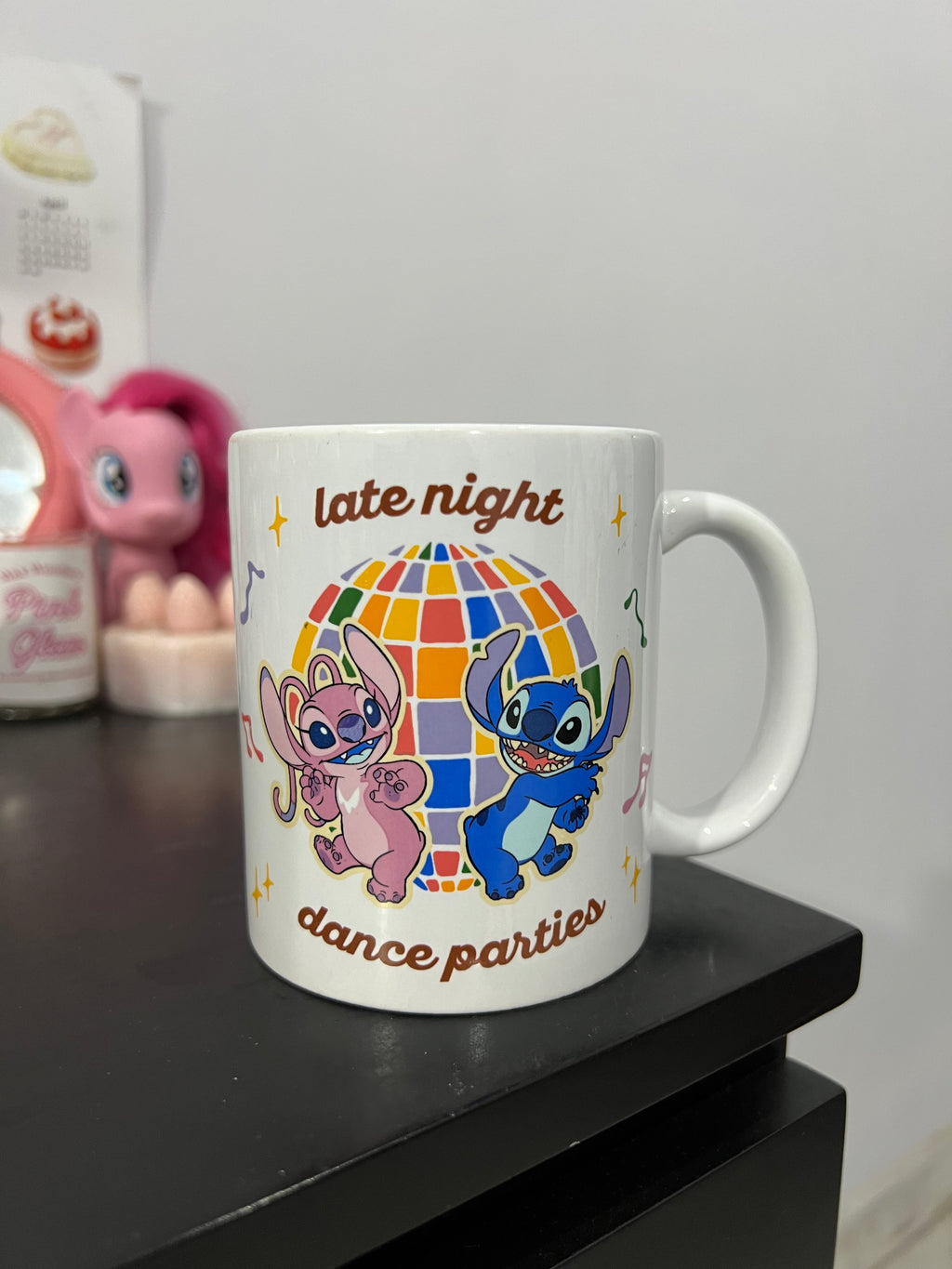 Stitch "Late Night Dance Parties" Mug