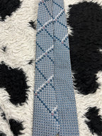 Blue Textured Tie