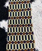 Brown Geometric Tie