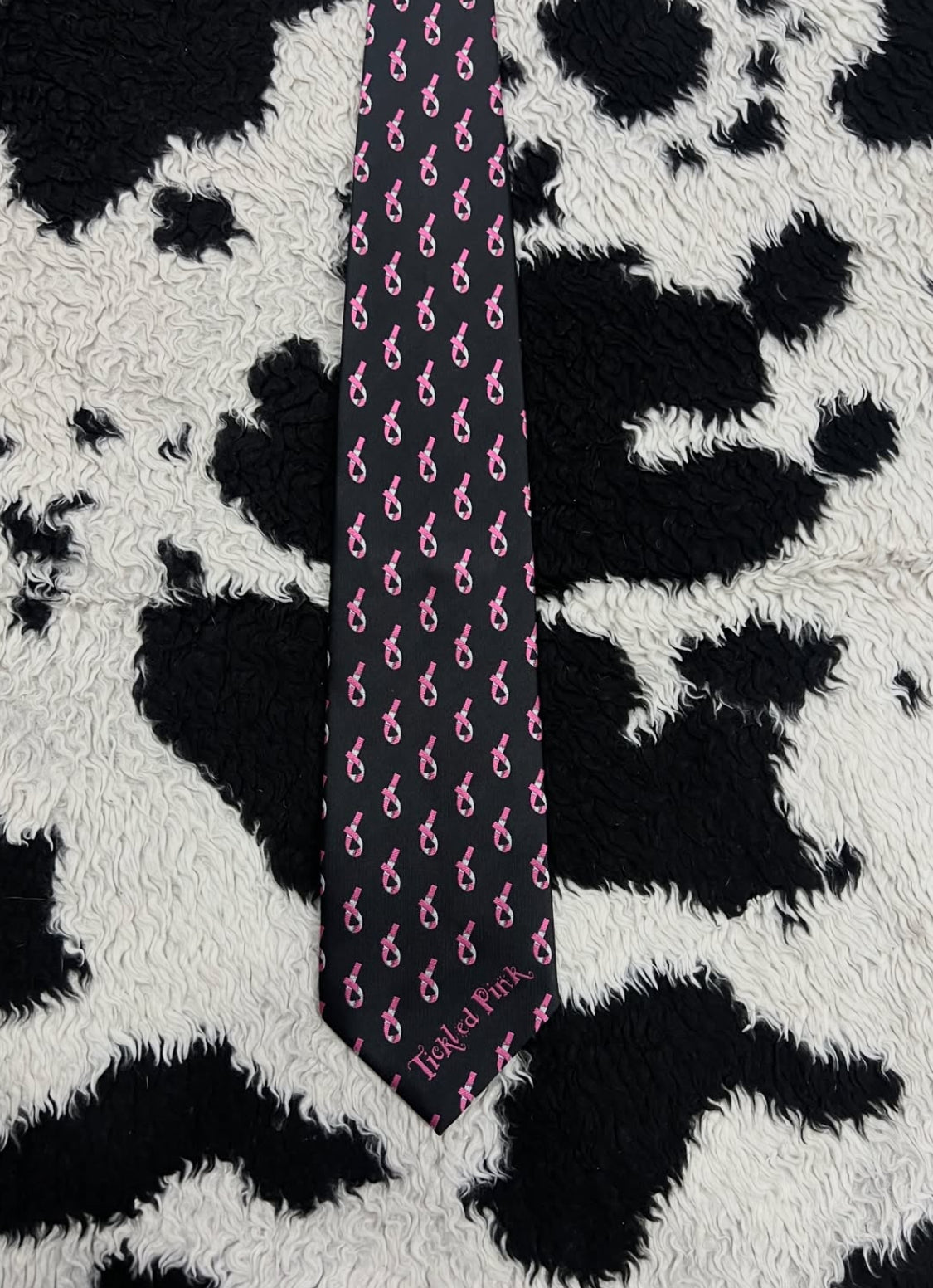 Pink Ribbon Cancer Tie