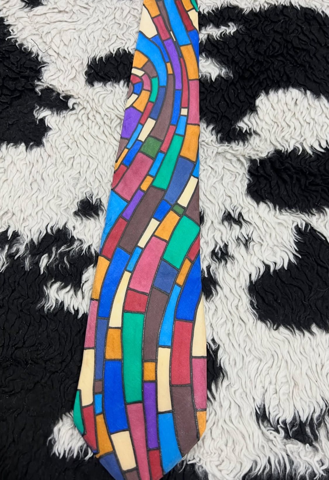 Glass Painting Tie