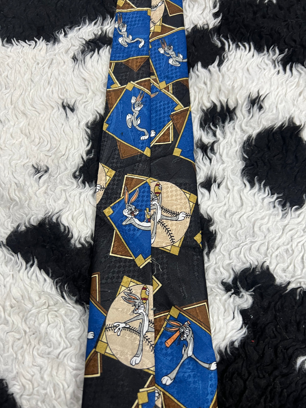 Looney Tunes Bugs Bunny Baseball Tie