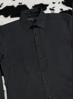 Primark Slim-Fit Black Buttonup
