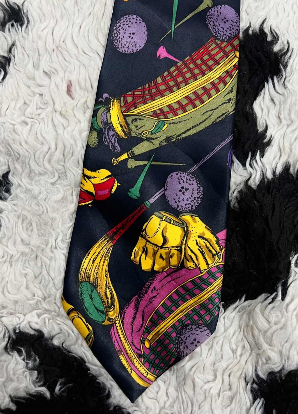 Golfing Graphic Tie