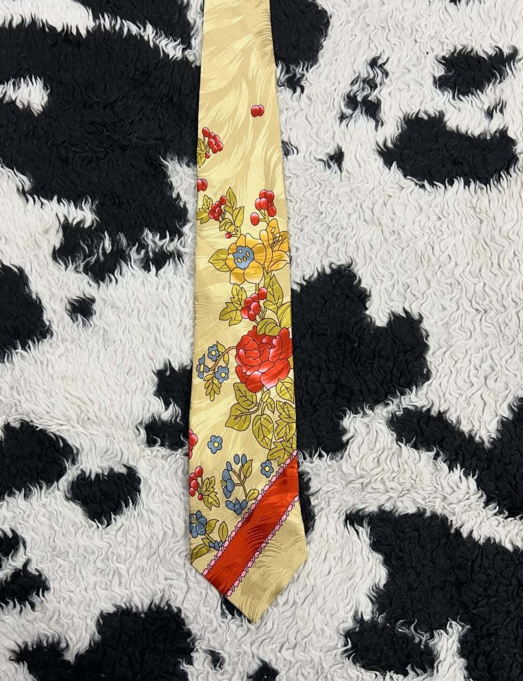 Double TWO Floral Tie