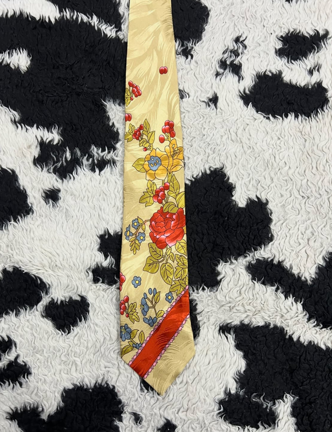 Double TWO Floral Tie
