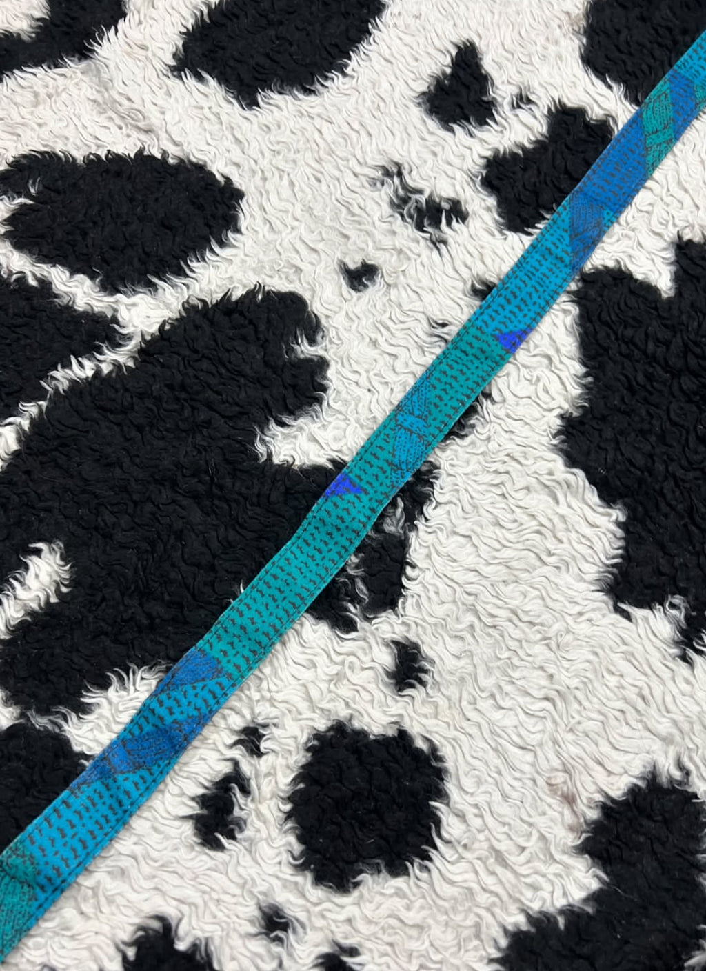 Printed Blue Belt