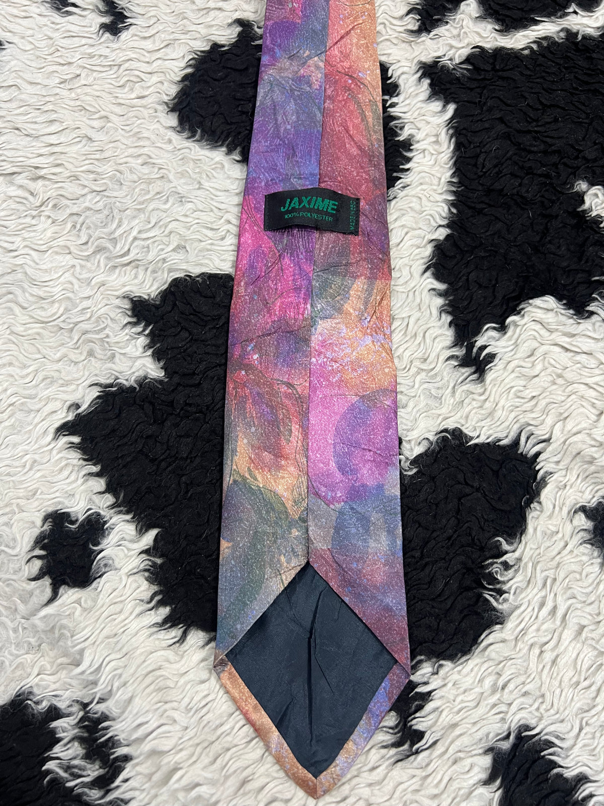 Jaxime Pink & Purple Abstract Tie