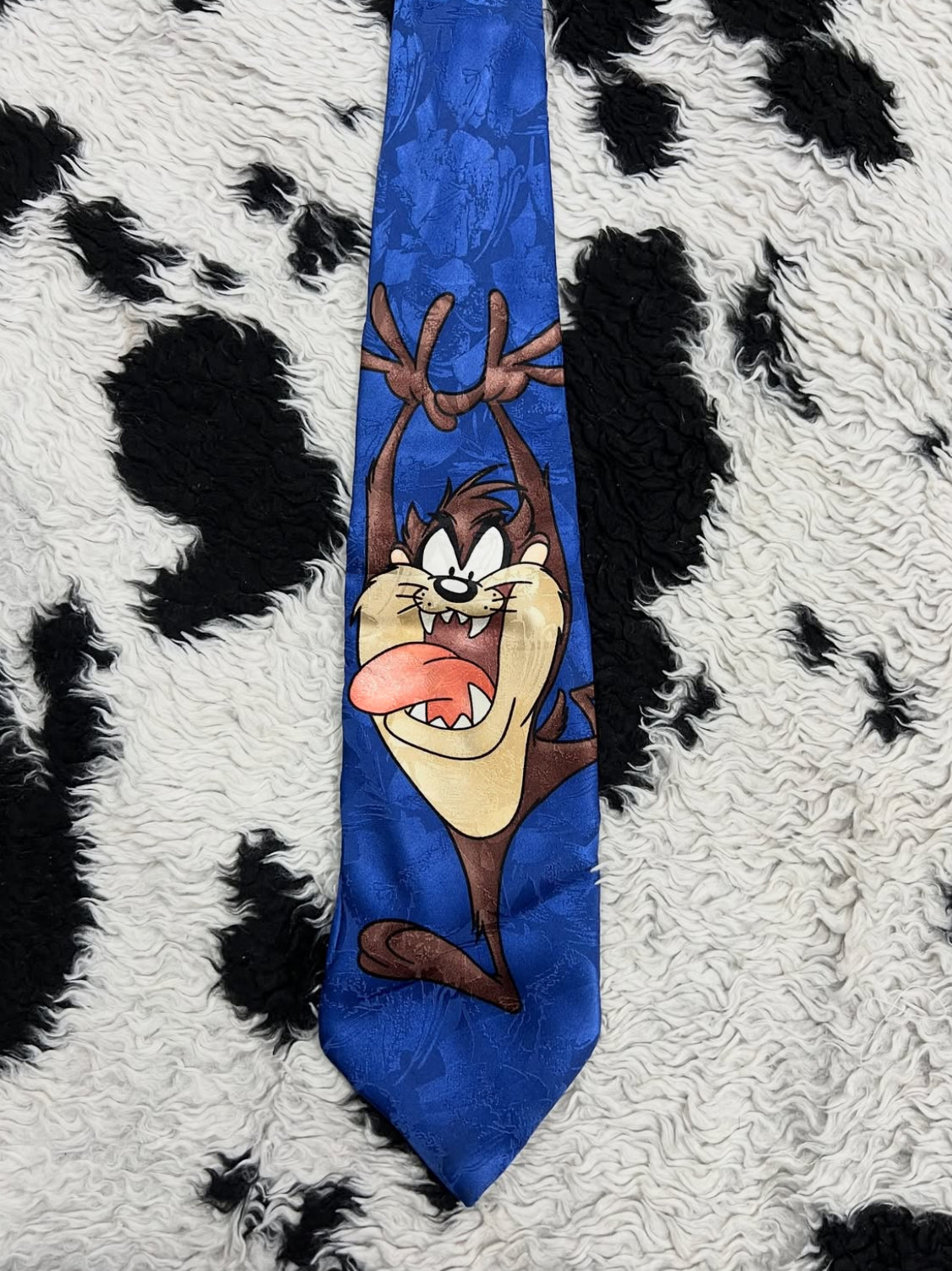 Vintage 1995 Tasmanian Devil Taz Looney Tunes Tie