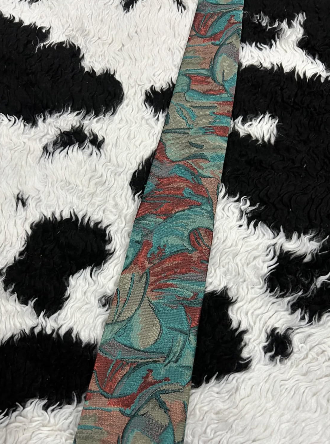 Green Woods Embroidered Tie