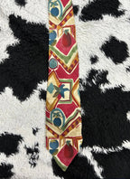 Fruits & Stars Abstract Tie