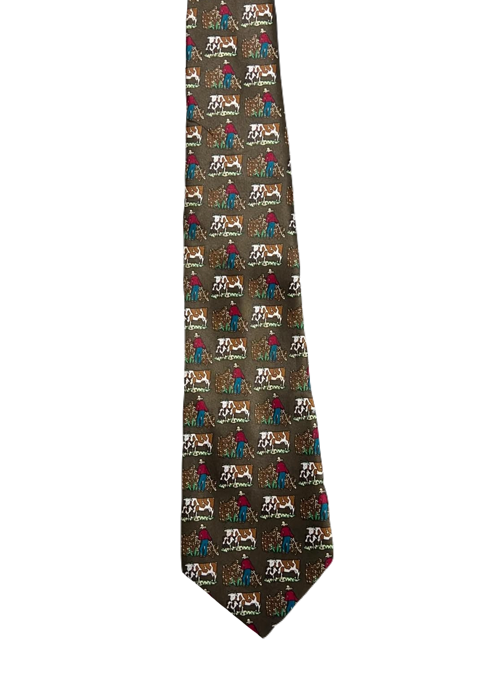 Cows & Farmer Tie
