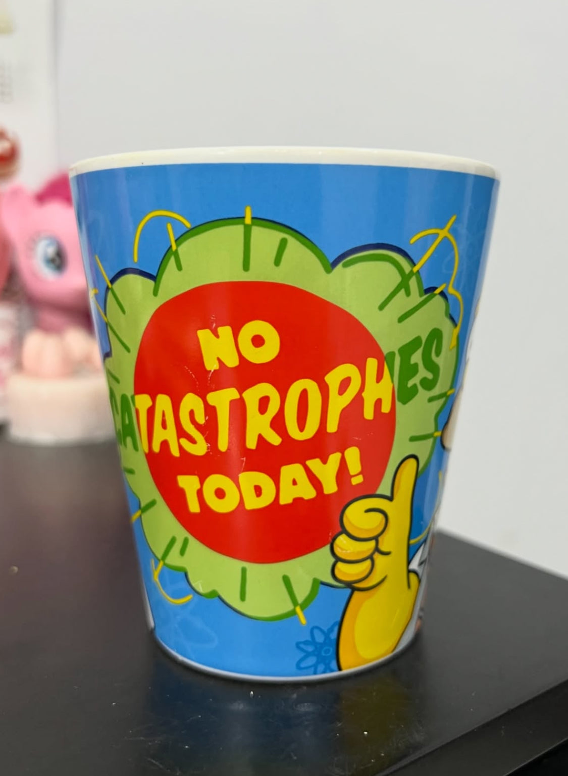 Homer Simpson "No Catastrophe Today" Mug