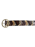 Snake-Skin Wide Belt