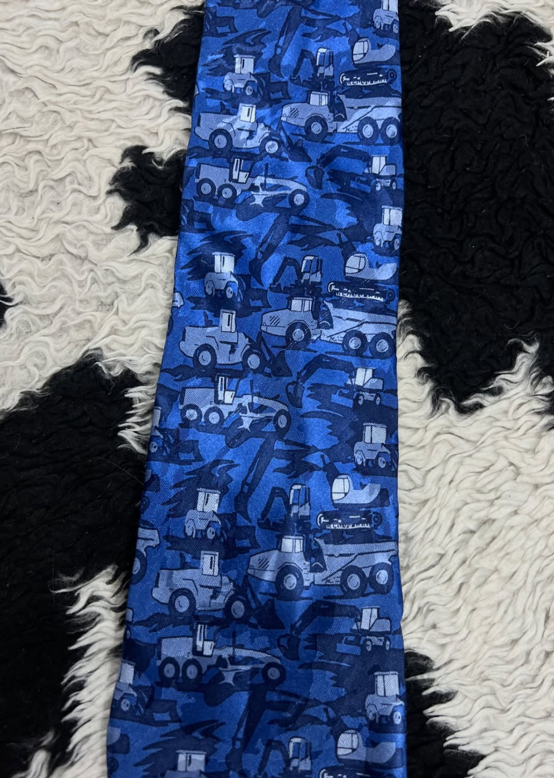 Construction Crew Vehicles Tie