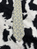 Filati Yellow Embroidered Tie