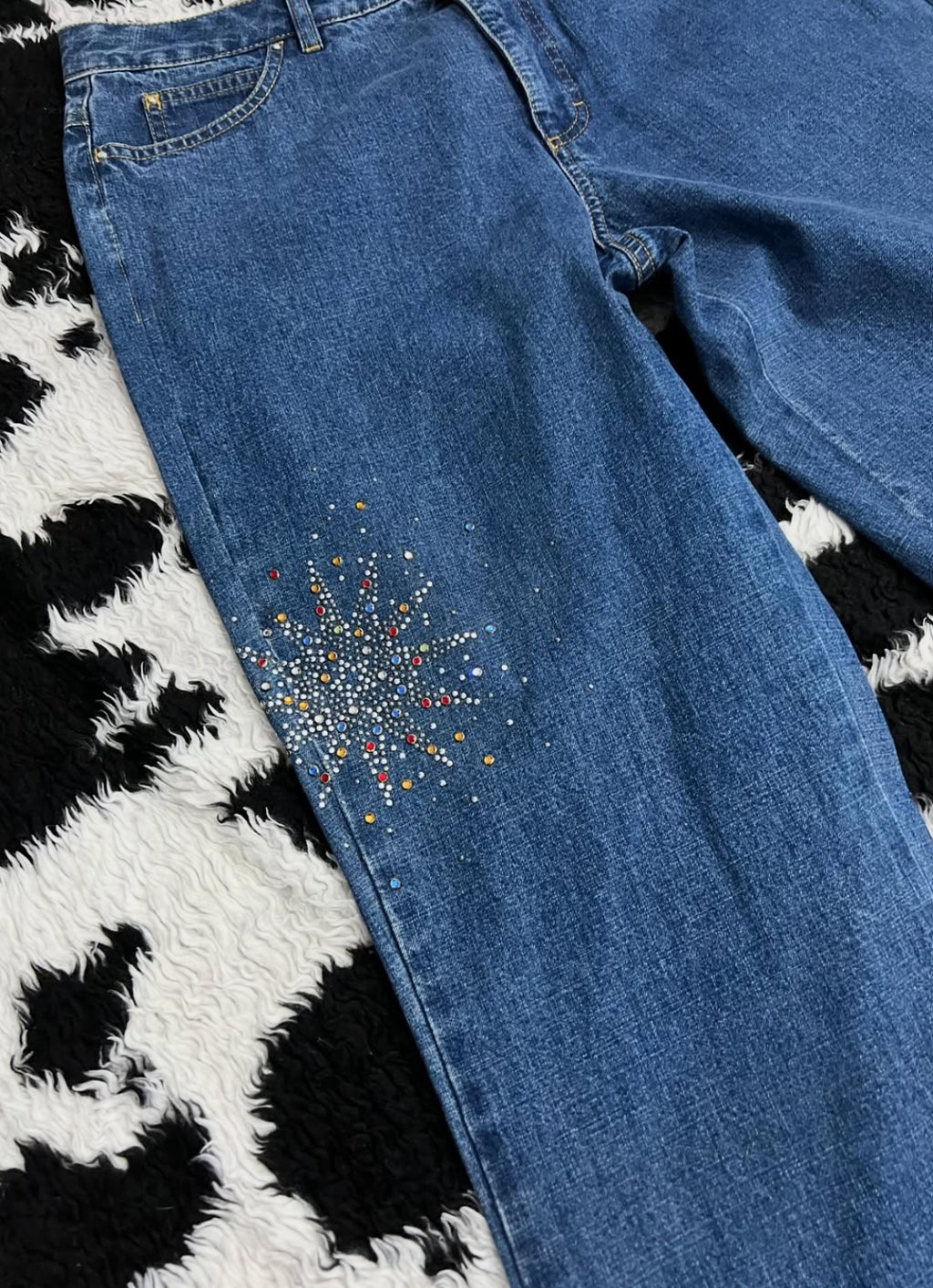 Sparkle Star Studded Denims (Waist 32)