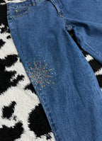 Sparkle Star Studded Denims (Waist 32)